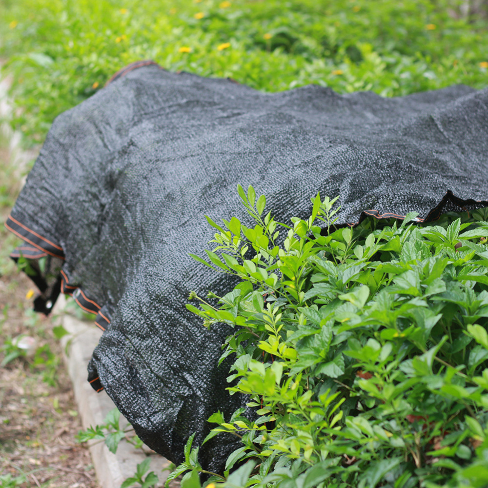 Cortina bloqueadora solar resistente a los rayos Uv, Red de tela negra para jardín, lona de malla para invernadero, flores, Jade, Red de sombreado, suministros de jardín
