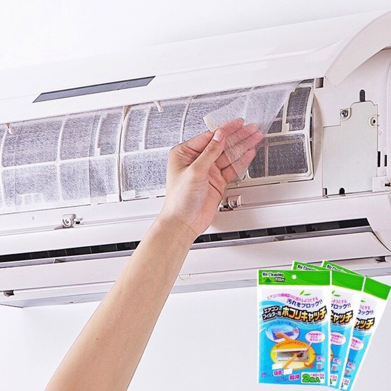 10 ark praktisk støvtett papir kjæledyr stue kontor støvfilter hjemme hotell  pm 2.5 husholdnings klimaanlegg filter