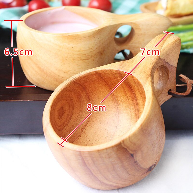 Portable hand-wood Environmental Milk 3D Beer Bottle outdoor travel Water glass wedding decoration