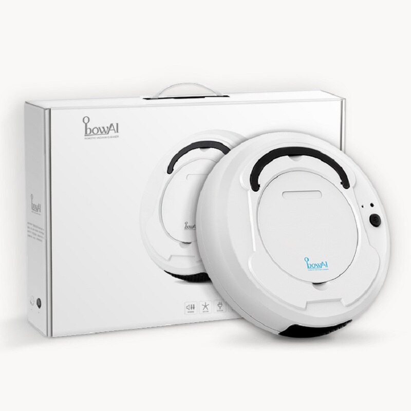 BowAI Roboter-staubsauger Drahtlose für Heimat Verbesserte Clever Haushalt Kehrmaschine Leistungsstarke Reinigung Nagel Staub Nassen und Trockenen Mopp 3 in 1