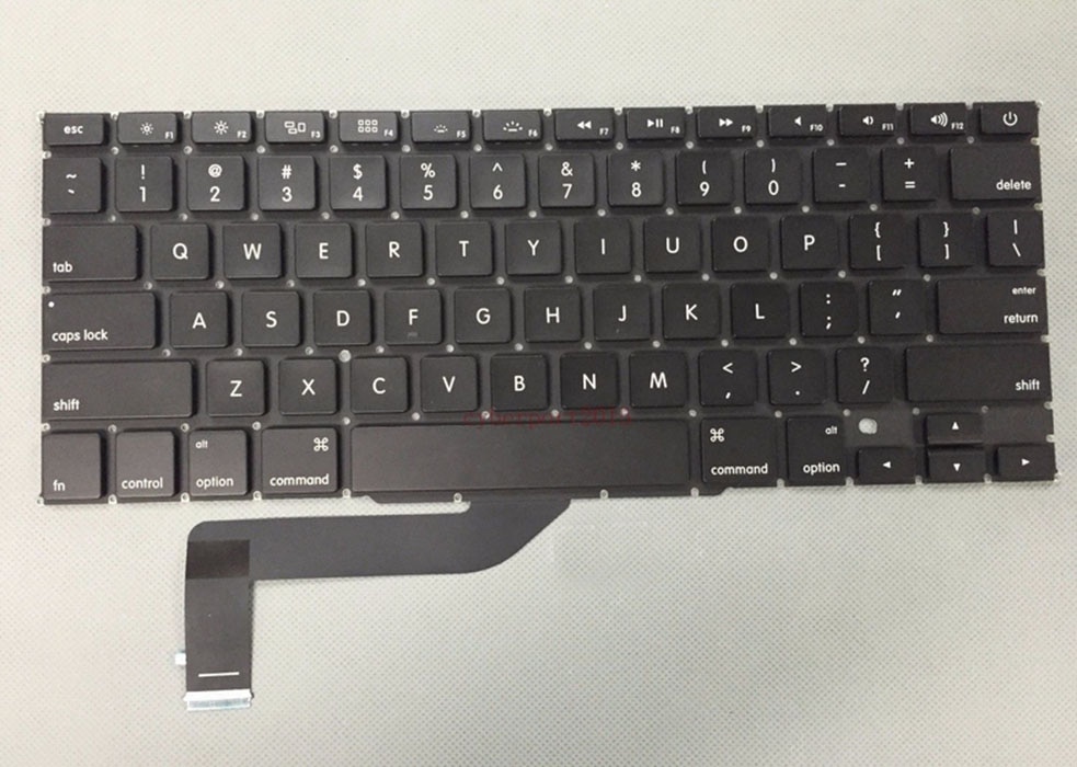 toetsenbord vervanging voor macbook pro retina a1398 15-inch us toetsenbord mid -early mc975 mc976