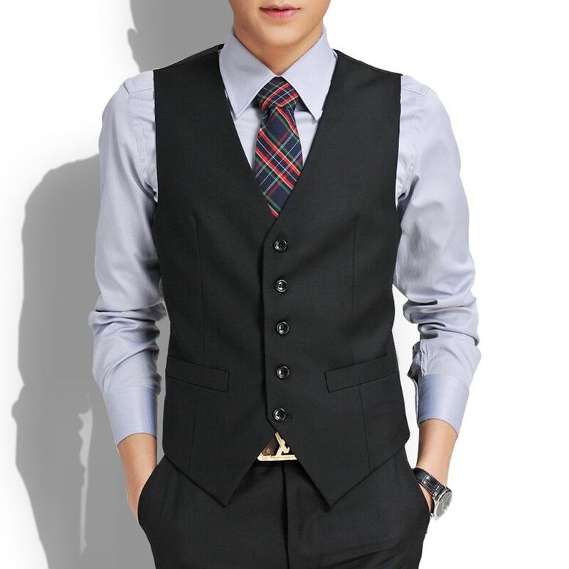 British Style Vest Wedding High Goods Cotton Men's Suit Vest High-end Men's Business Casual Suit Vest