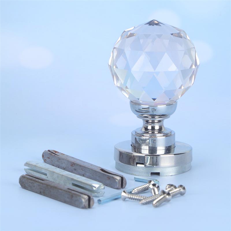 1Pc 50Mm Chinese Stijl Knoppen Badkamer Glas Handvat Ronde Minimalistische Hand Grip Moderne Handvat Voor Badkamer Deur Thuis