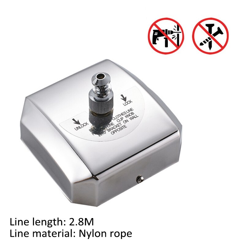 Portable Stainless Steel Retractable Clothesline Hanger Indoor Outdoor Round Square Balcony Clotheshorse Clothes Drying Rope: style 11