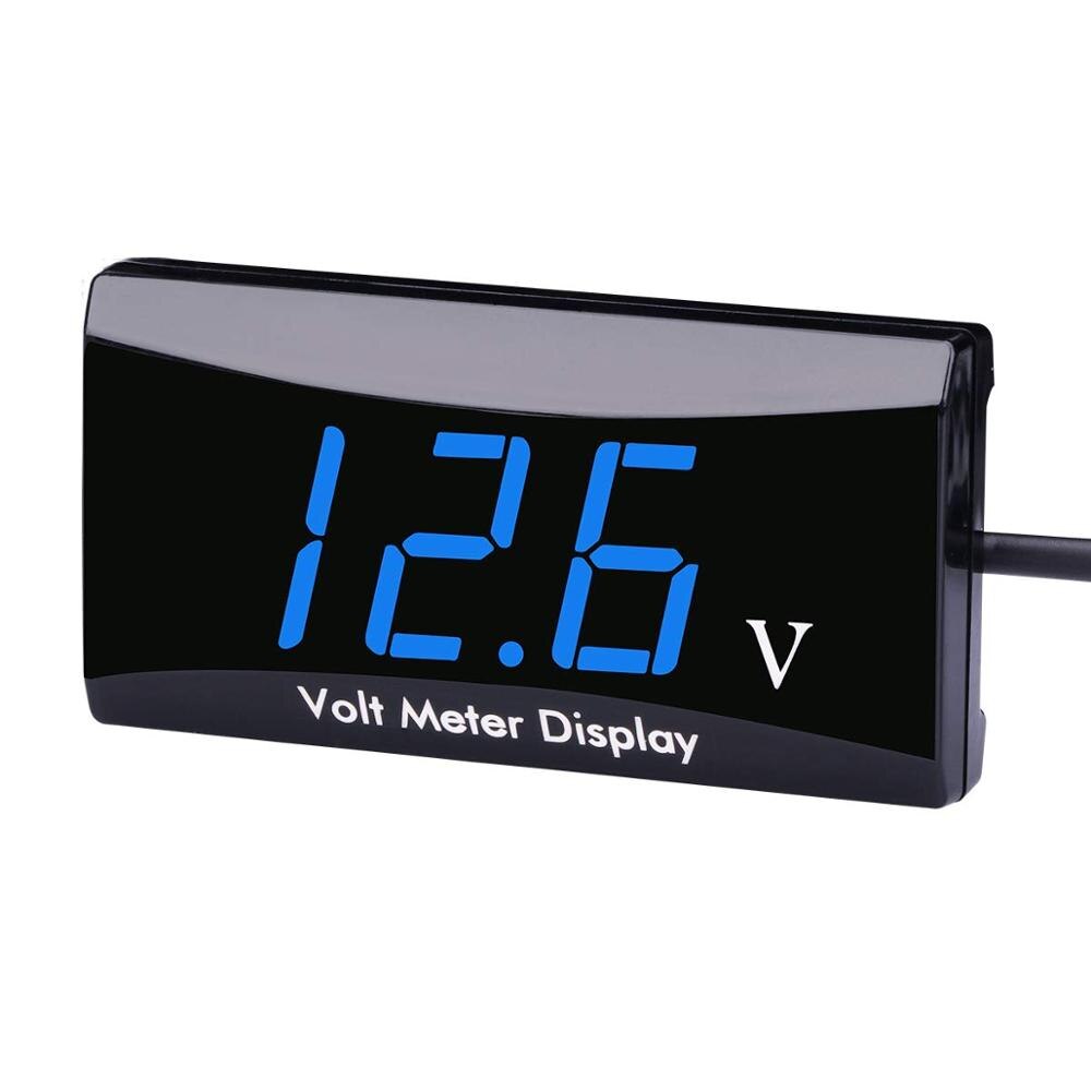 Rode Led Volt Universele Dc 12 V-24 V Rode Auto Digitale Voltmet... – Grandado