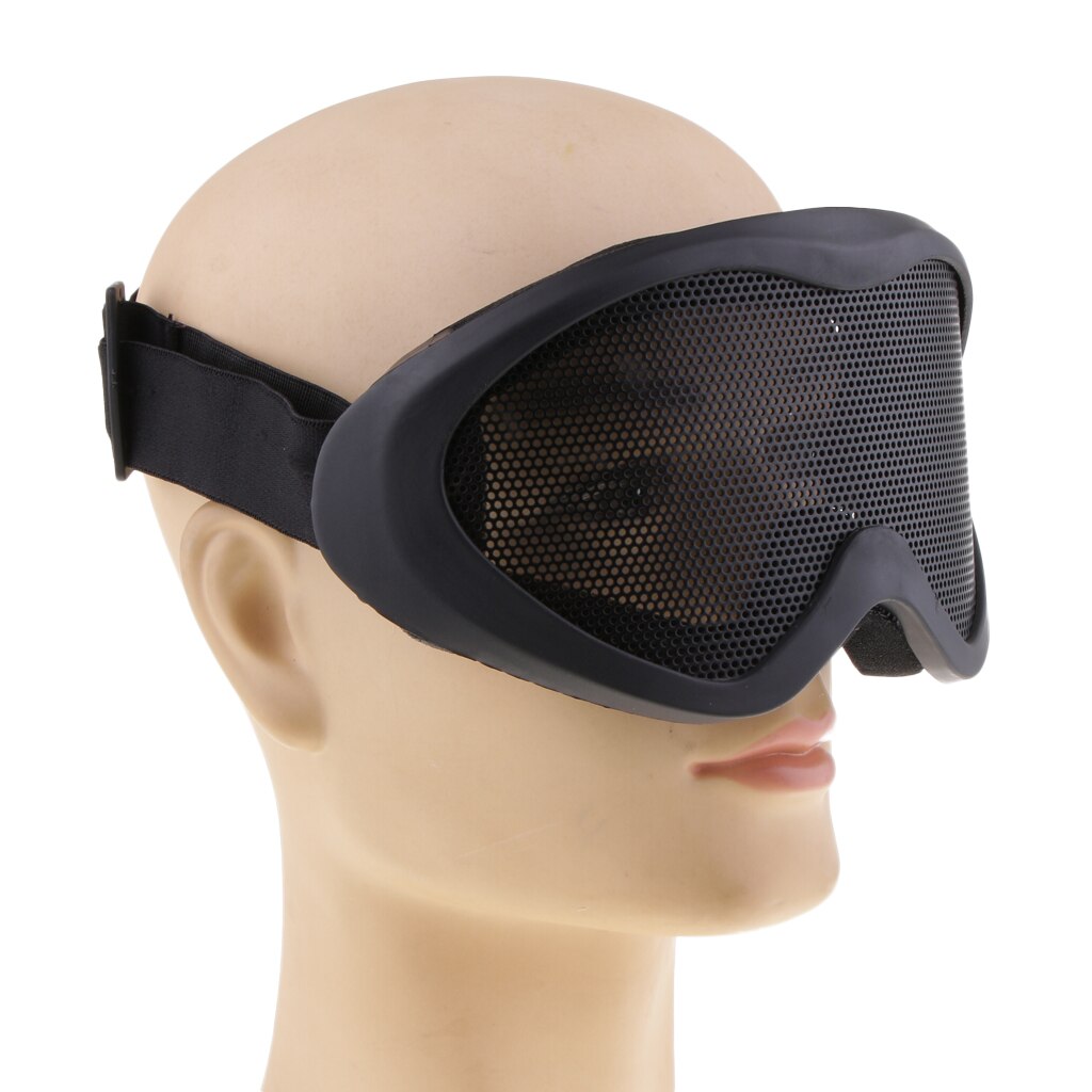 UV400 Steel Mesh Goggles No-fog Protective for Eye Protection Shooting Accessories