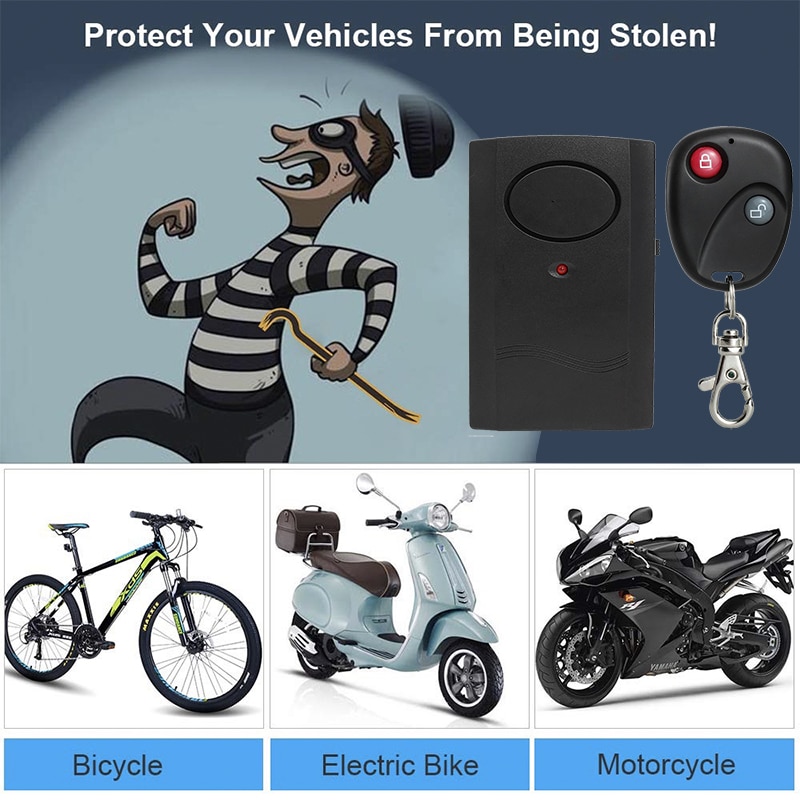Universele Motorfiets Alarmsysteem Motorbike Scooter Anti-Diefstal Eenvoudig Te Gebruiken Alarm Beveiligingssysteem Universele Draadloze Afstandsbediening 120db