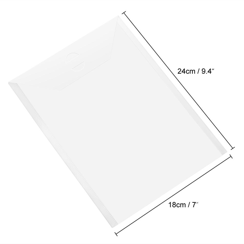 10Pcs/Set Large Die &amp; Stamp Storage Pockets PVC Plastic Sheet for DIY Scrapbooking Cards Decoration Photo Card Frame