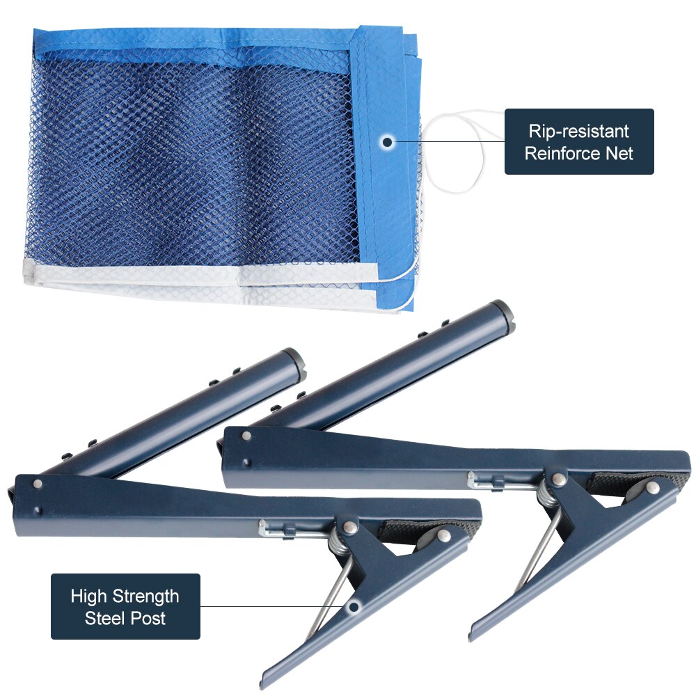 Ping Pong Tafeltennis Net Post Set Inklapbare Draagbare Ping Pong Mesh Netto Clip Set Tafeltennis Accessoires