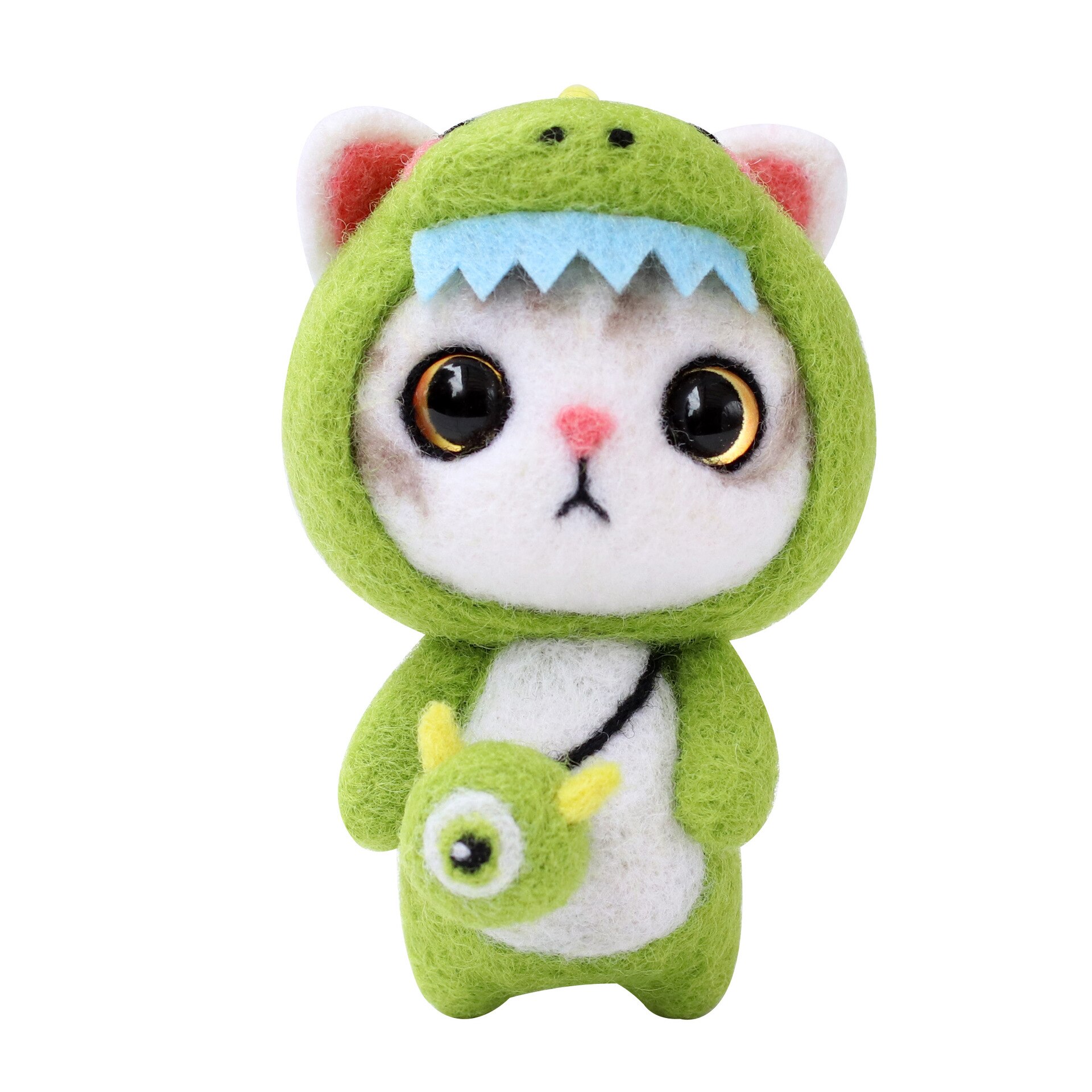 Needle Felting Kit for Beginners DIY Handmade Craft Kits for Adults Embellisher Needles/Felting Needles Animals Cat: maomaoxiaolv