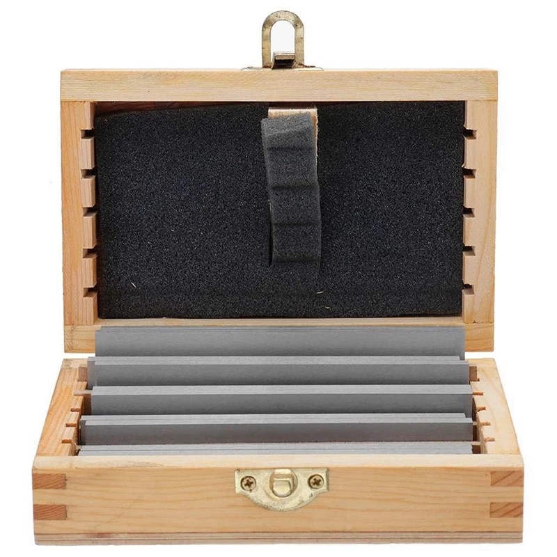 Best 6 Pairs 12Pcs Parallel Pad Gauge Block Alloy Steel CNC Milling Pads Set 120mm x (10-35Mm) for Vice Milling Machine Lathe