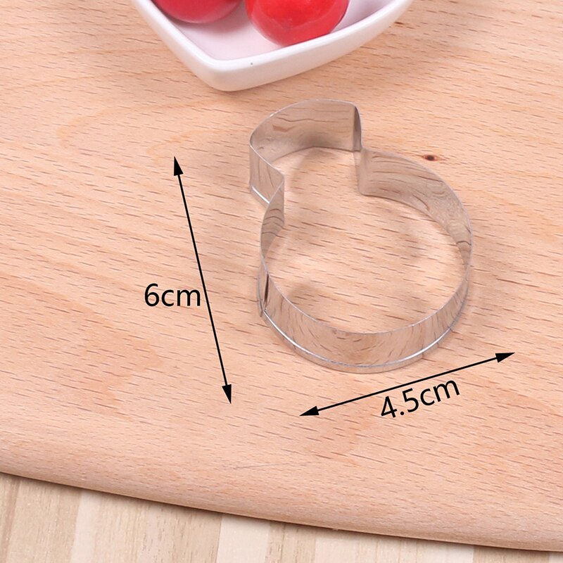 1 Pcs Rvs Biscuit Mould Rvs Cake Decorating Cookie Mould Fondant Postzegels Cutters Keuken Cocina: 04