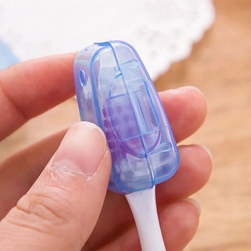 5pcs Baby Colorful Travel Toothbrush Head Cover Case Cap Hike Camping Brush Cleaner Protector to Storage Toothbrush Head