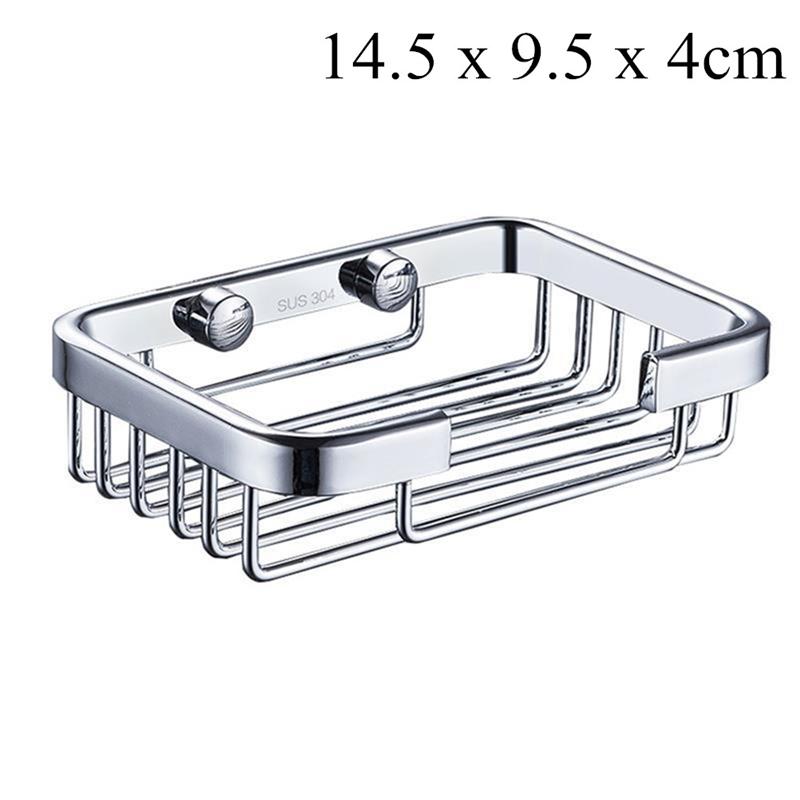 Vliegende Schotel Zeepbakje Rvs Zeep Houder Voor Badkamer En Douche Zeep Houder Double Layer Aftappen Zeepkist: C