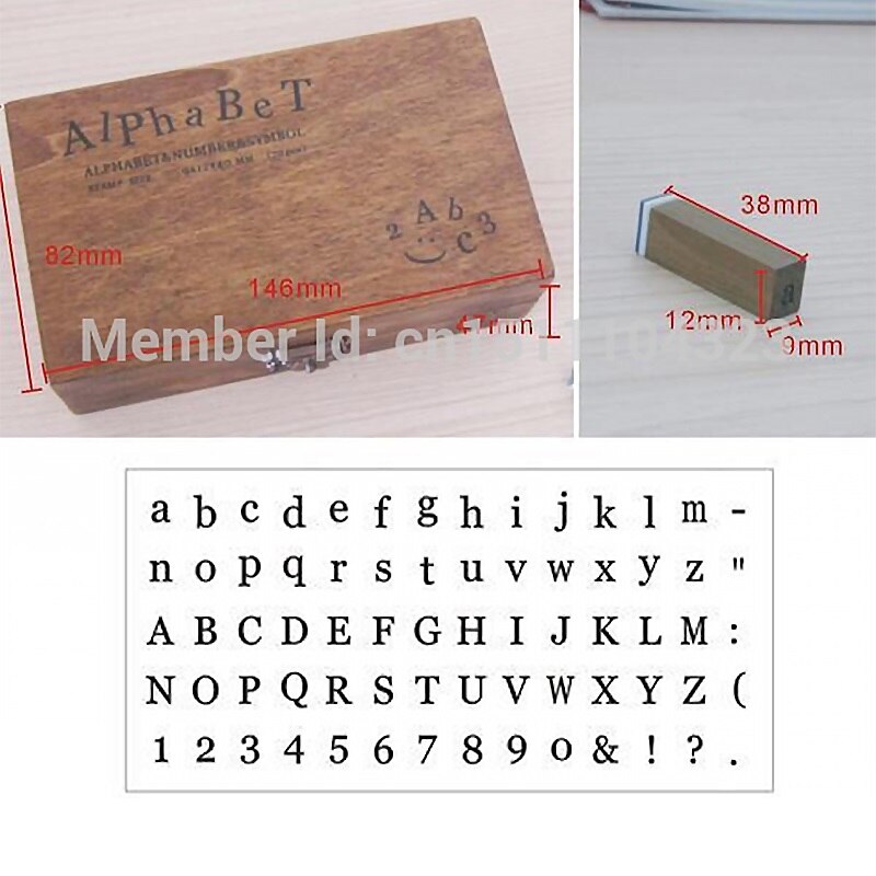 70 teile/satz Nette Anzahl & knapp Jahrgang Holz Kasten fallen Alphabet Buchstaben Anzahl Handwerk Gummi Briefmarken einstellen