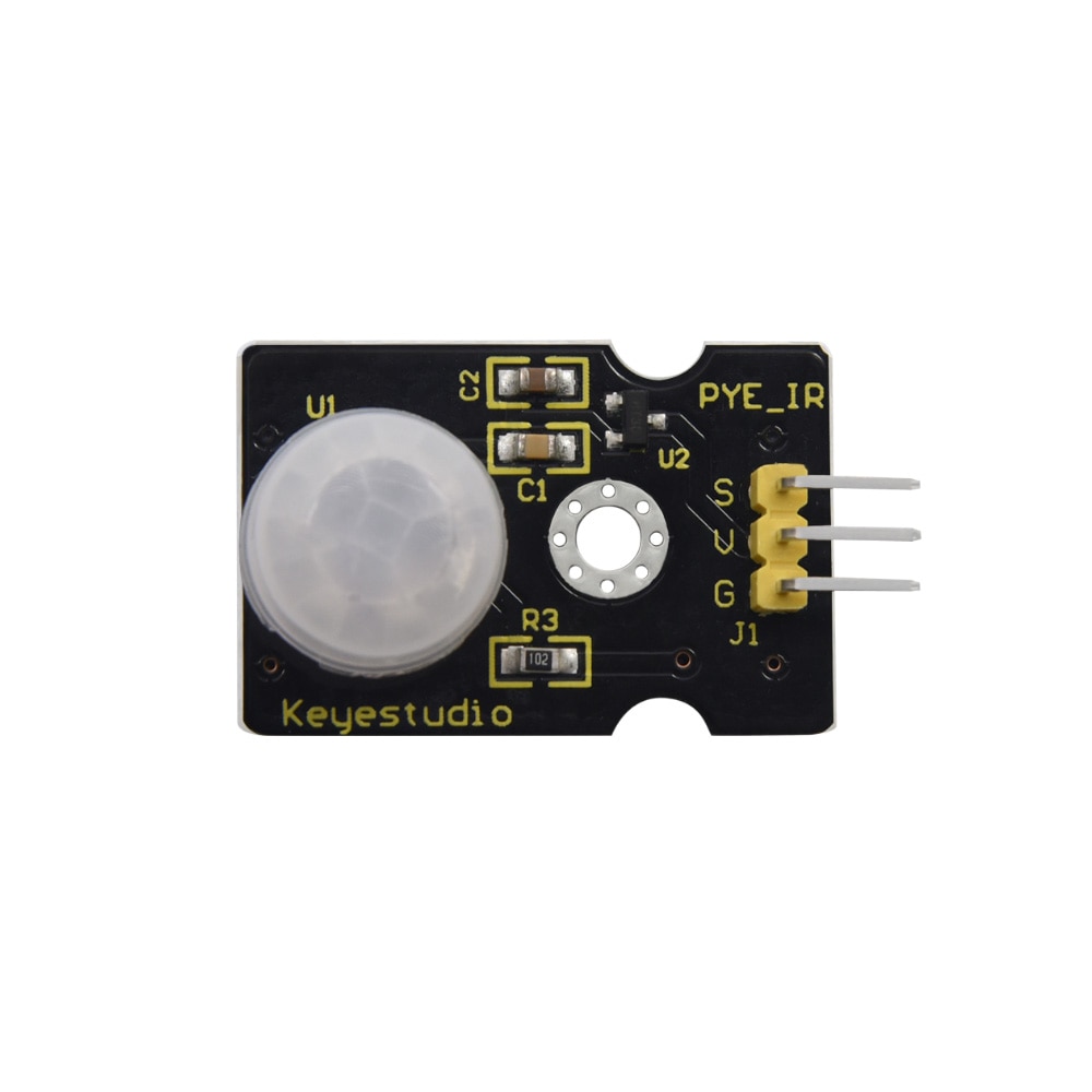 keyestudio PIR Motion Sensor for Arduino Pyroelectric IR Motion Sensor for Human Body Motion