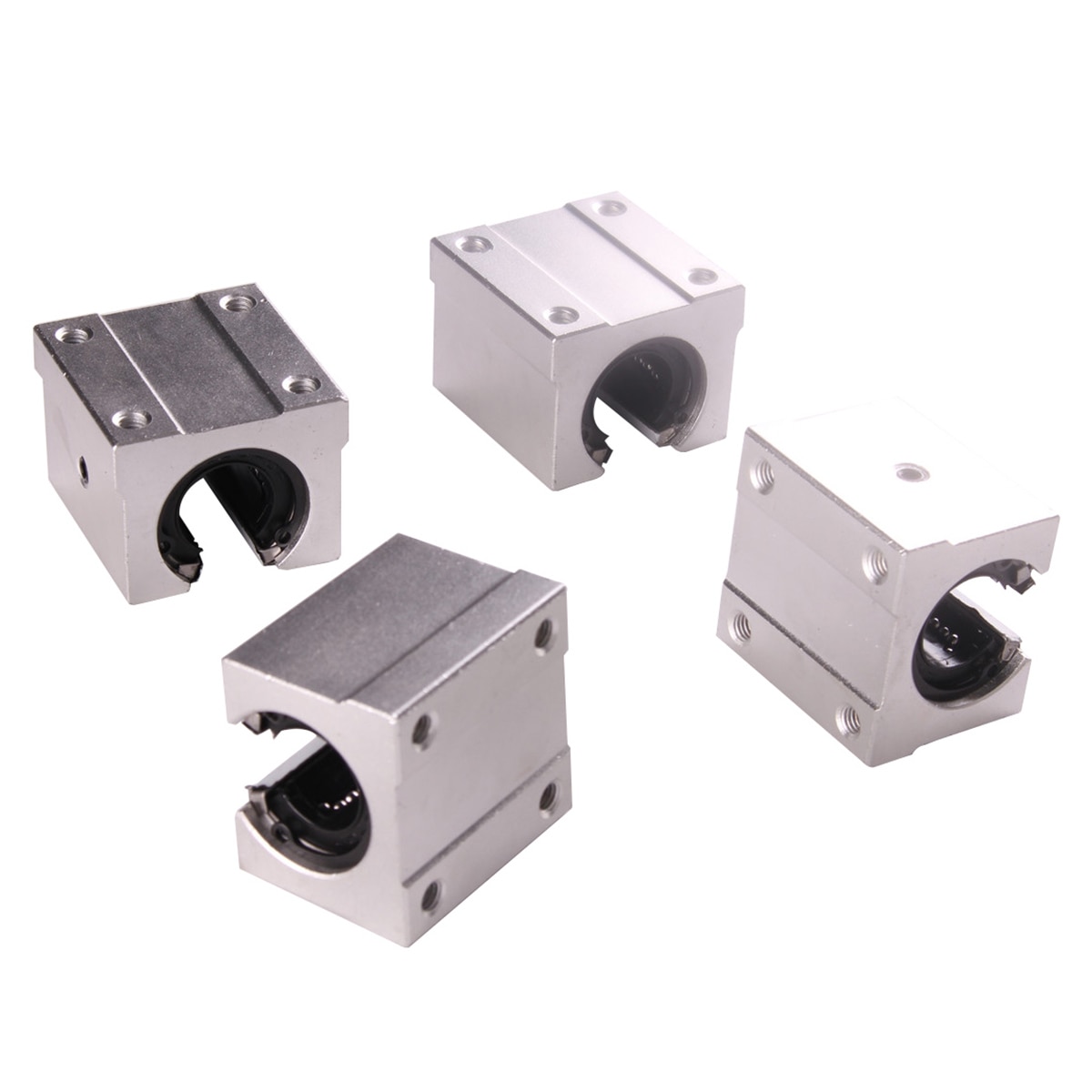 4 Stks/partij SBR10UU SBR12UU SBR16UU SBR20UU SBR25UU 12Mm 16Mm 20Mm Lineaire Kogellager Blok Voor Cnc Router sbr Lineaire Geleiderail