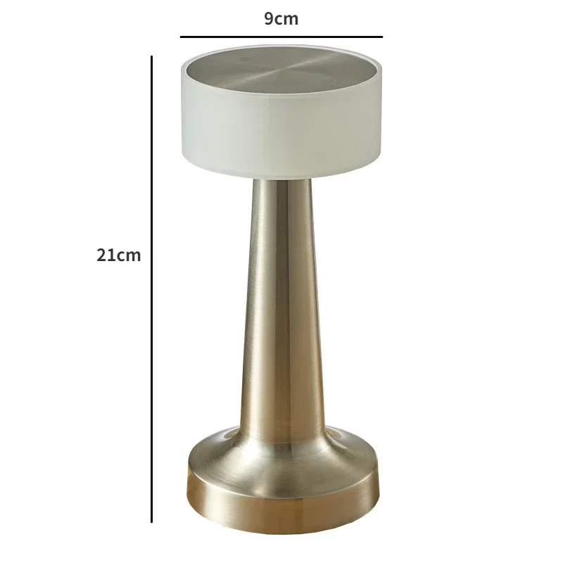 Bar led candeeiro de mesa bar/café/restaurante decoração desktop luz da noite recarregável sensor toque sem fio quarto lâmpada leitura