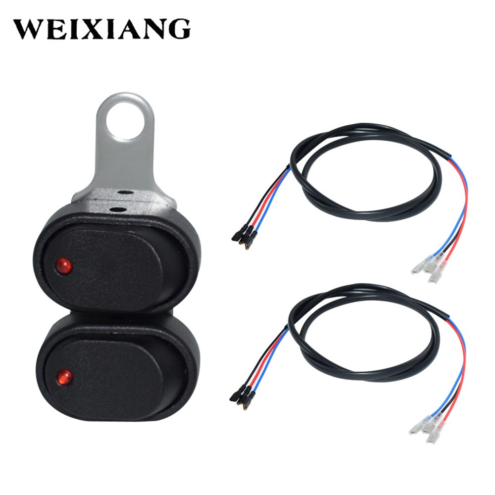 Motorcycle Handle Switches Horn Turn Signal Headlight Fog Light Electric Start Handlebar Controller Switch: WX-1048A-Cable