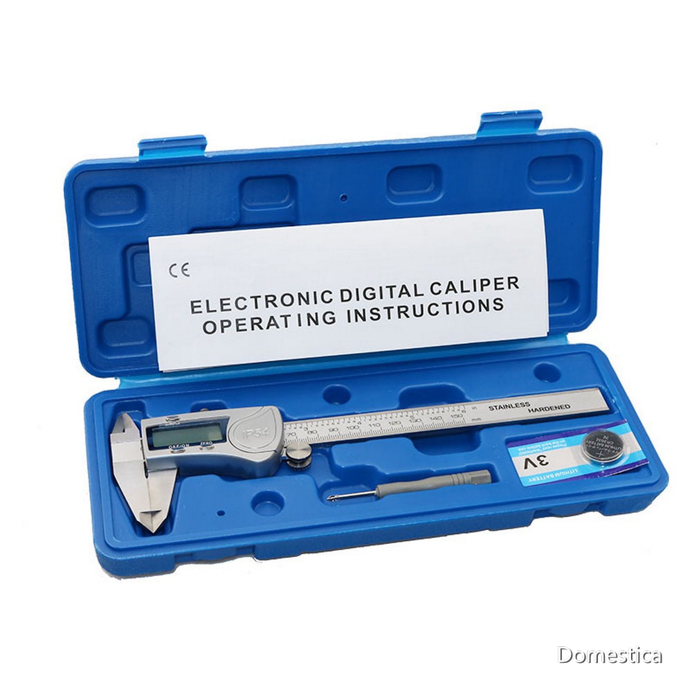 High-Precision IP54 Stainless Steel Electronic Digital Display Vernier Caliper Measuring Tool 0-150MM Woodworking Measuring Tool