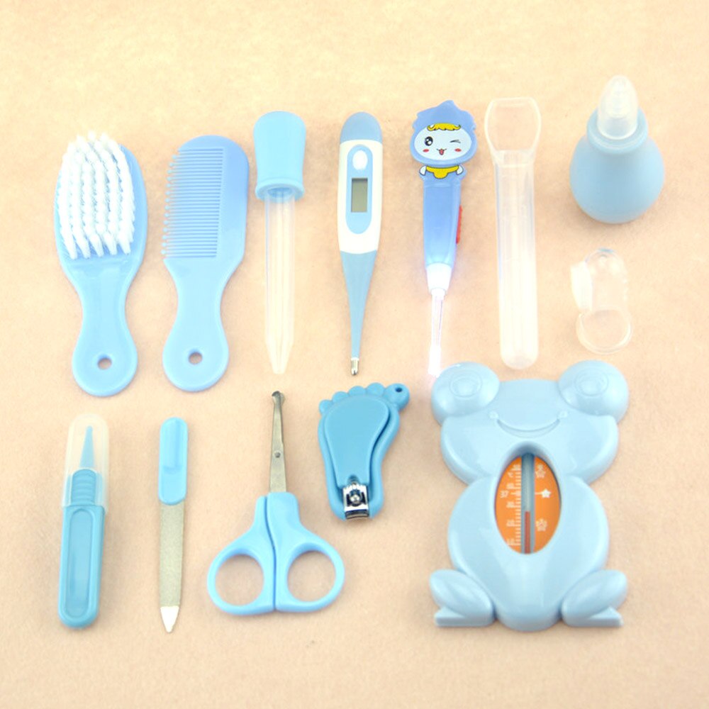 Multifunction Baby Kit Kid Healthcare Baby Care Kit Baby Grooming Set Kit Thermometer Clipper Scissor Kid Toiletries For Baby