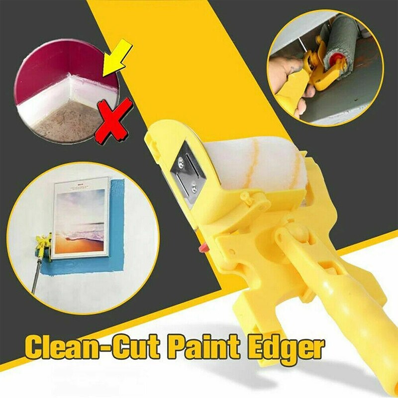 Wall Edge Clean-cut Brush Roller Paint Brush Set Multifunctional Clean-Cut Paint Edger Paint Rollers Tool