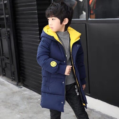 Winter Baby Boys Parkas For Boys Children Warm Kids Hooded Thick Outerwear Coat For Boy Clothes 4 5 6 7 8 9 10 11 12 13: 2 / 13