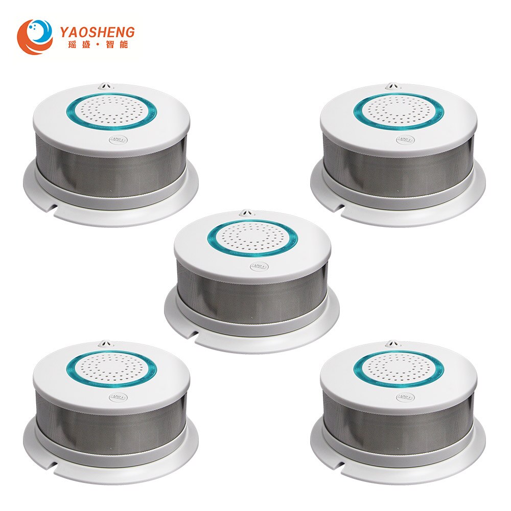 WiFi Smoke+Heat Detector Independent Alarm Wireless Fire Protection Smoke Sensor Home Security Fire Equipment Smart APP Control