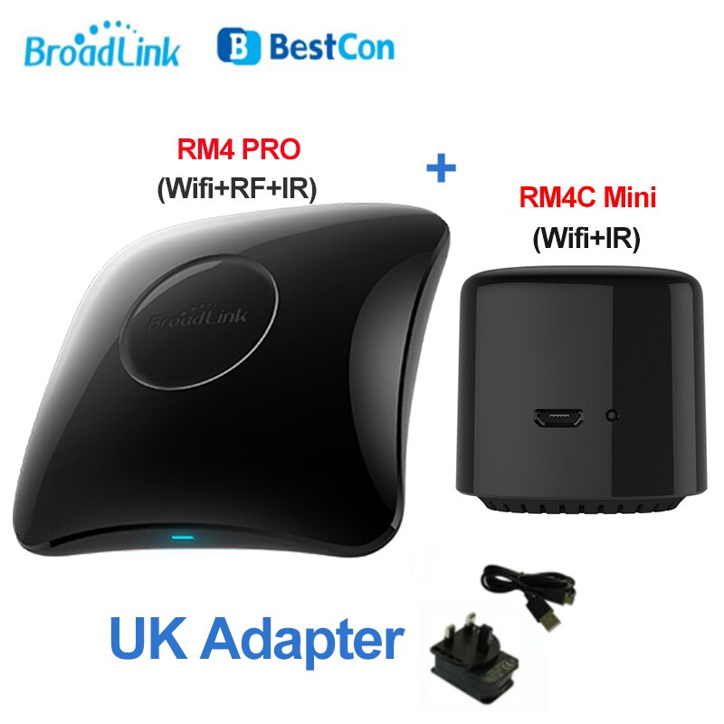 Broadlink RM4 Profi RM4C Mini Clever Heimat Automatisierung WiFi IR RF Clever Haus Schalter Universal- Intelligente Fernbedienung