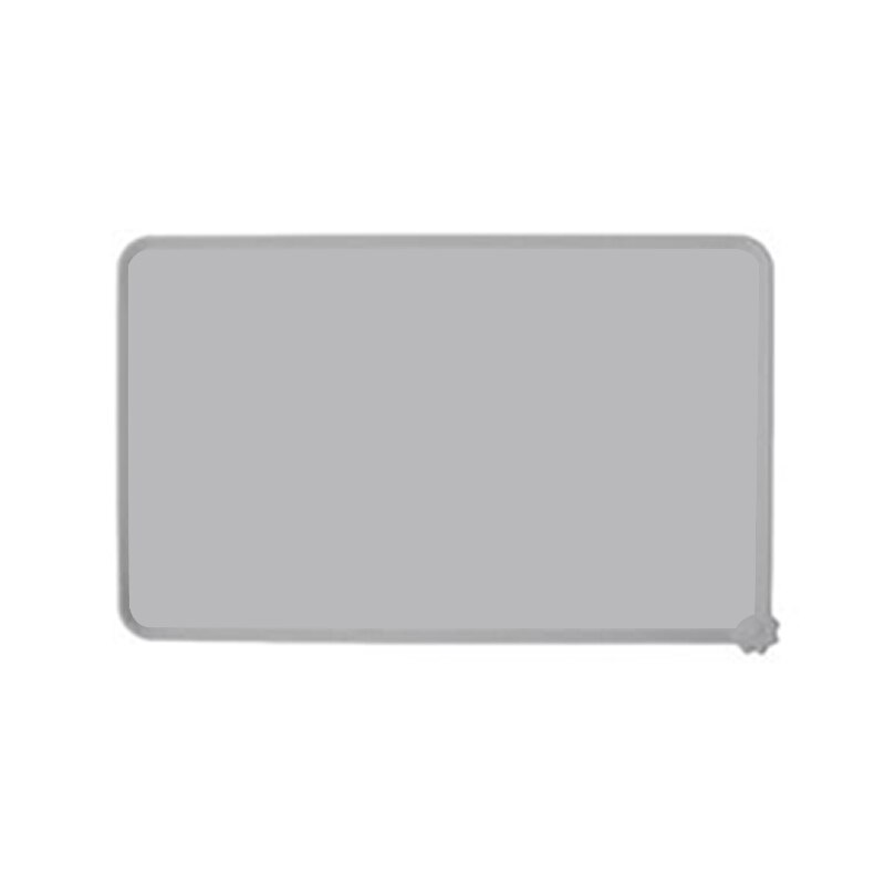 Tapis pour bol à boire en Silicone pour chien et chat, imperméable, pour animaux de compagnie, tapis d&#39;alimentation pour chien, napperon Portable, alimentation en plein air: gray