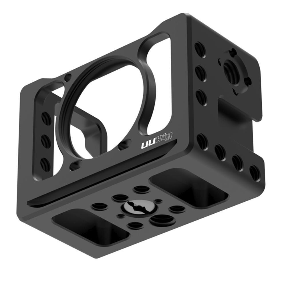 Soporte de montaje en jaula para cámara Sony RX0 II, Vlogging protector para soporte de Metal, Zapata fría, adaptador de filtro para lente de 37mm, 1/4 ''y 3/8''