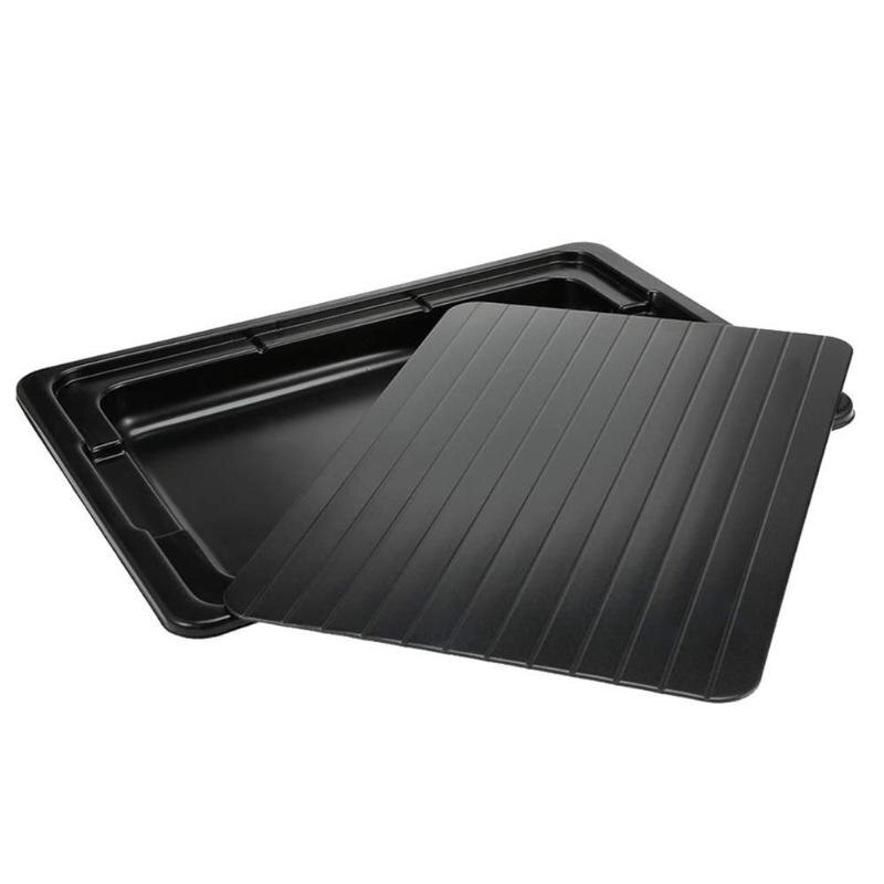 2 stks/set Plastic Kitchen Tools Multifunctionele Snelle Ontdooien Lade Voedsel Vlees Vis Quick Dooi Bevroren Board Plaat keuken gadgets: Default Title