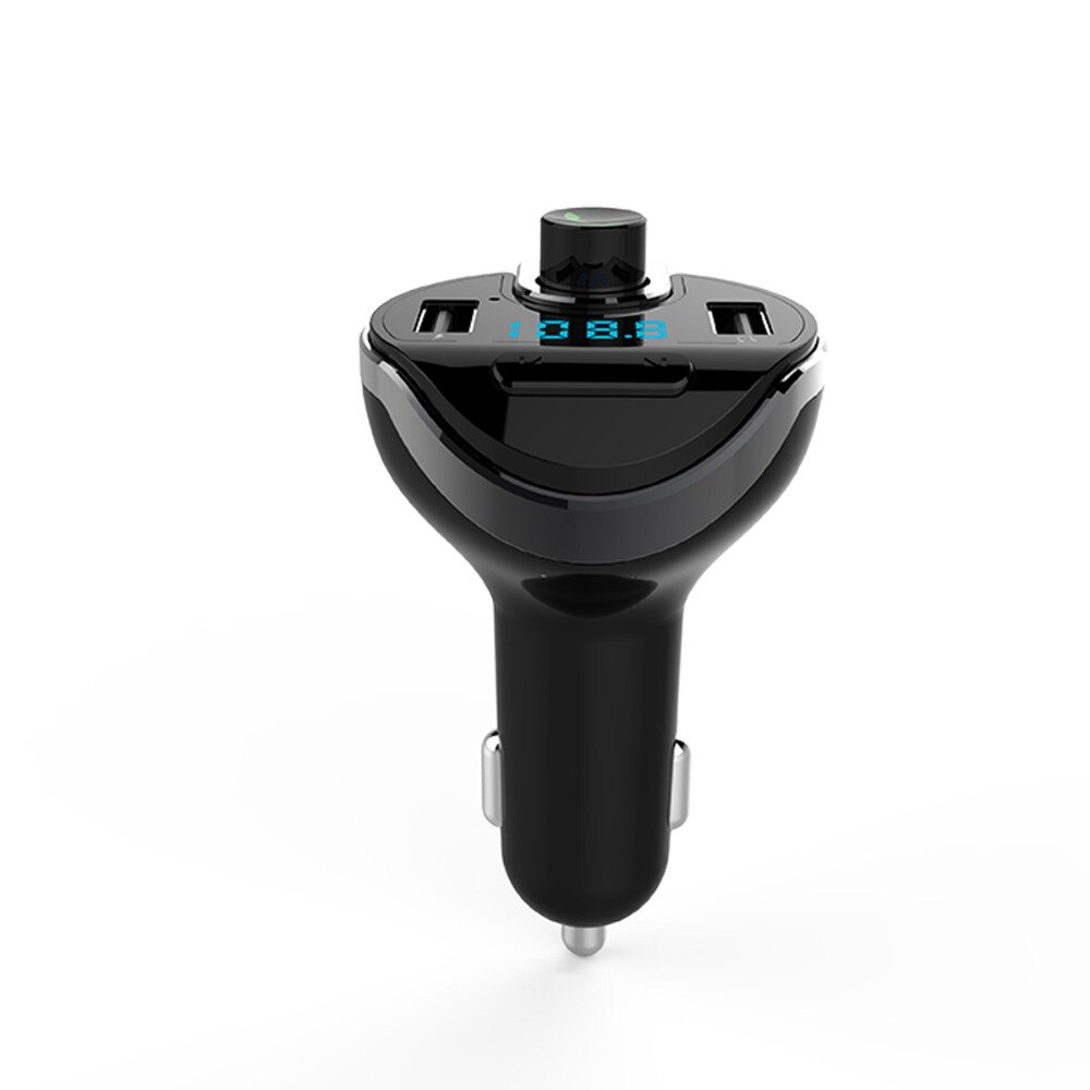 Auto MP3 Speler FM Modulator Zender Bluetooth Handsfree Call Dual USB Autolader Spanning Diagnostische Ondersteuning Tf-kaart Muziek