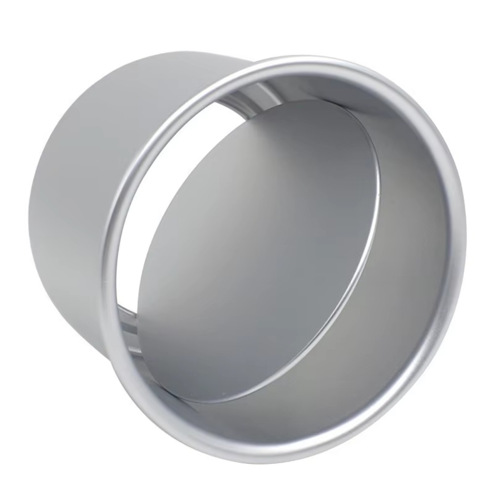 3 Tiered Round Cake Mold Set Aluminum Alloy Cake Pan Set Non Stick Baking Pans 4/6/8 inch Cakes Mould Removable Bottom 386: Beige