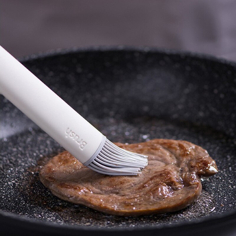 2 stuks siliconen olieborstel, bakkwast, keukenborstel, barbecue-olie, sauskwast, snoepkleurige siliconenborstel voor bak- en kookgadgets