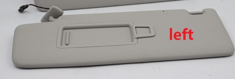 Capqx til vw golf 7 mk7 sportsvan bil inde solskærm solafskærmning foran antidazzle solskærm solskærm med spejl: Grå venstre side