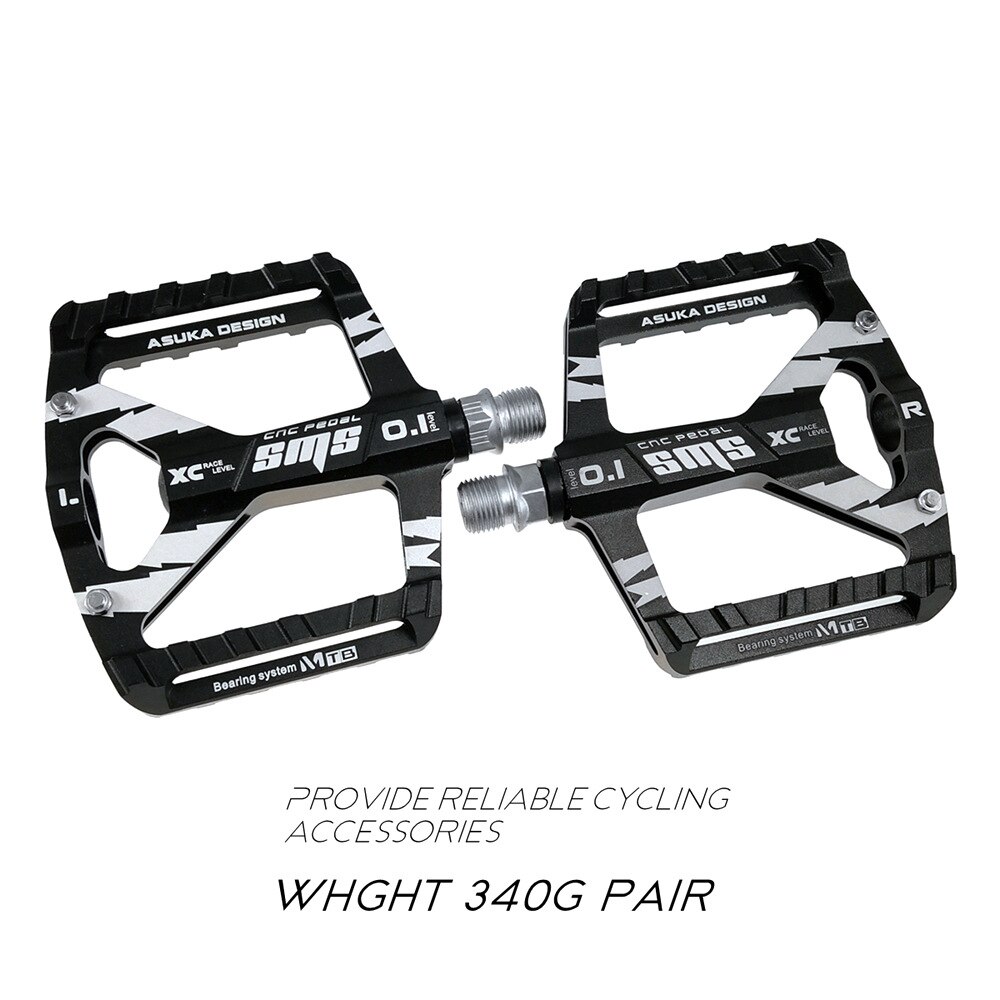 1 Pair Wide Platform Bike Pedals Big Foot Pedales Aluminium Alloy Mountain Bike Pedals MTB Accessories