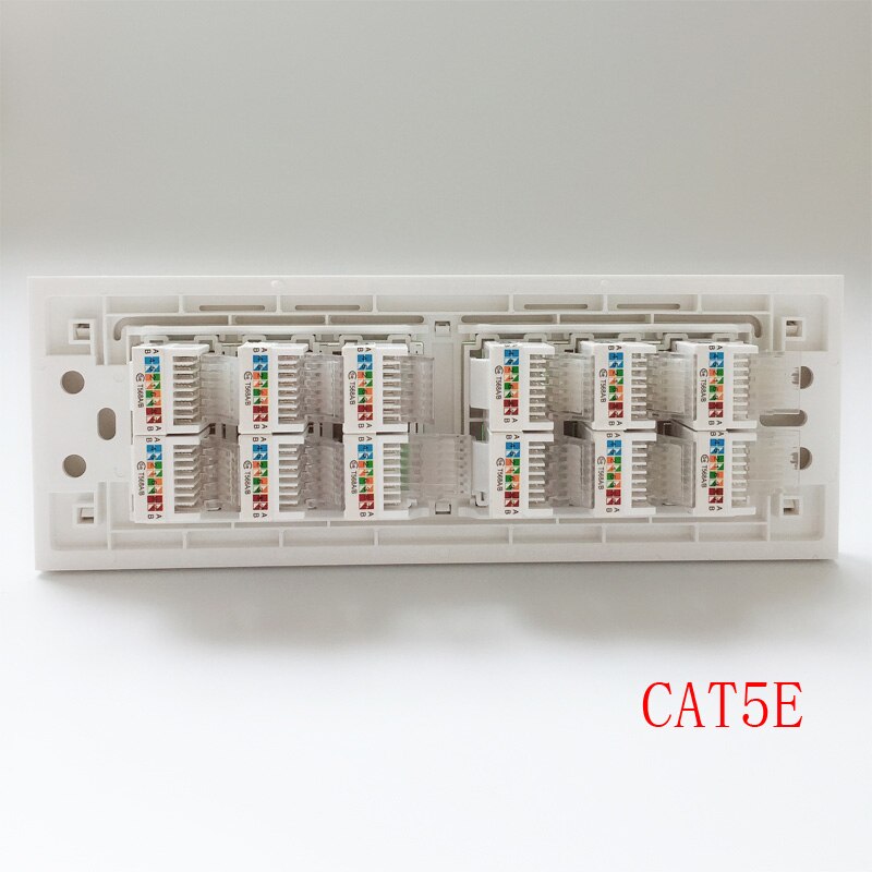 12 Ports CAT5E KATZE 6 RJ45 Ethernet LAN Wand Pane... – Vicedeal
