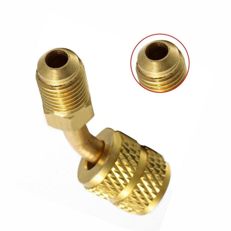 Für R410A Klimaanlage Adapter Auto Klimaanlage Ventile Ventil Adapter Schlauch Koppler Schnell Ladung Stecker H1C8