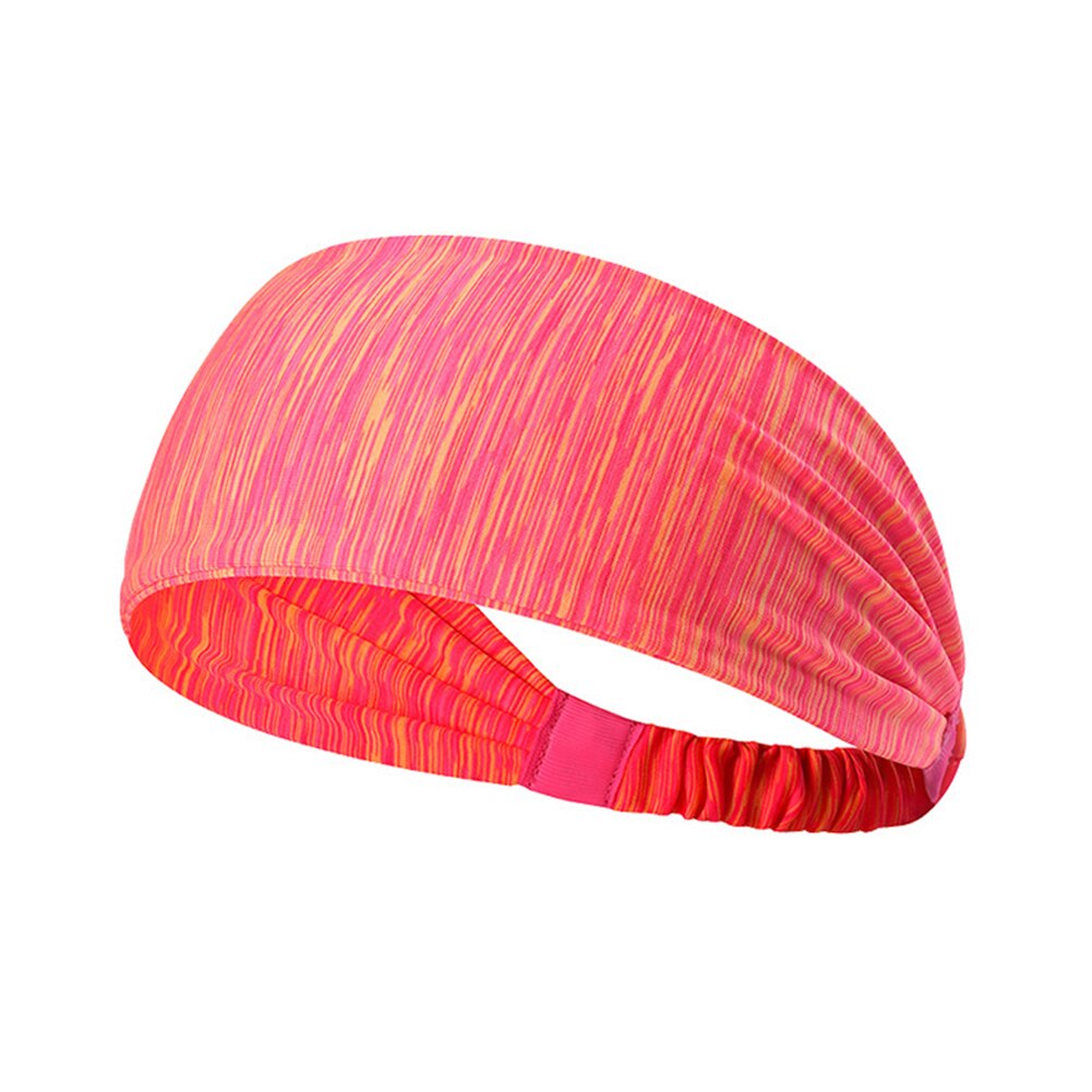 Atmungsaktives yoga-stirnband mit streifenmuster, outdoor-sport-workout-fitness-stirnband, elastisches stirnband, mehrfarbiges stirnband, spa-paket: 1