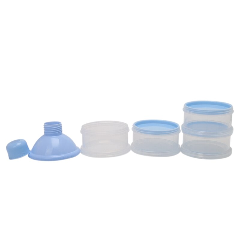 1pc babyvoeding melkpoeder voedseldoos opslag fles container 4 lagen