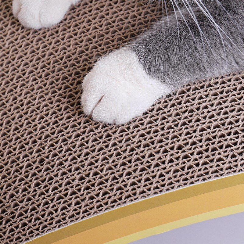 Krabpaal voor katten, bank van gegolfd karton voor katten, krabpaal voor katten, ligstoel voor katten