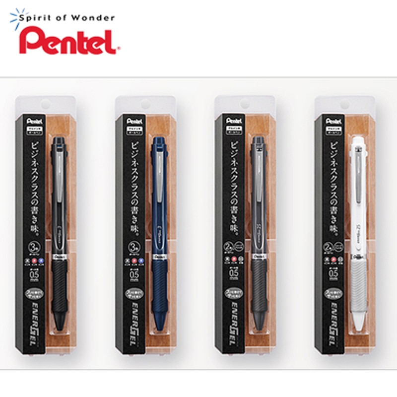 PENTEL Trinity-lápiz automático multifuncional, bolígrafo neutro de 0,5mm, XBLW355A, papelería multifuncional, 1 ud.