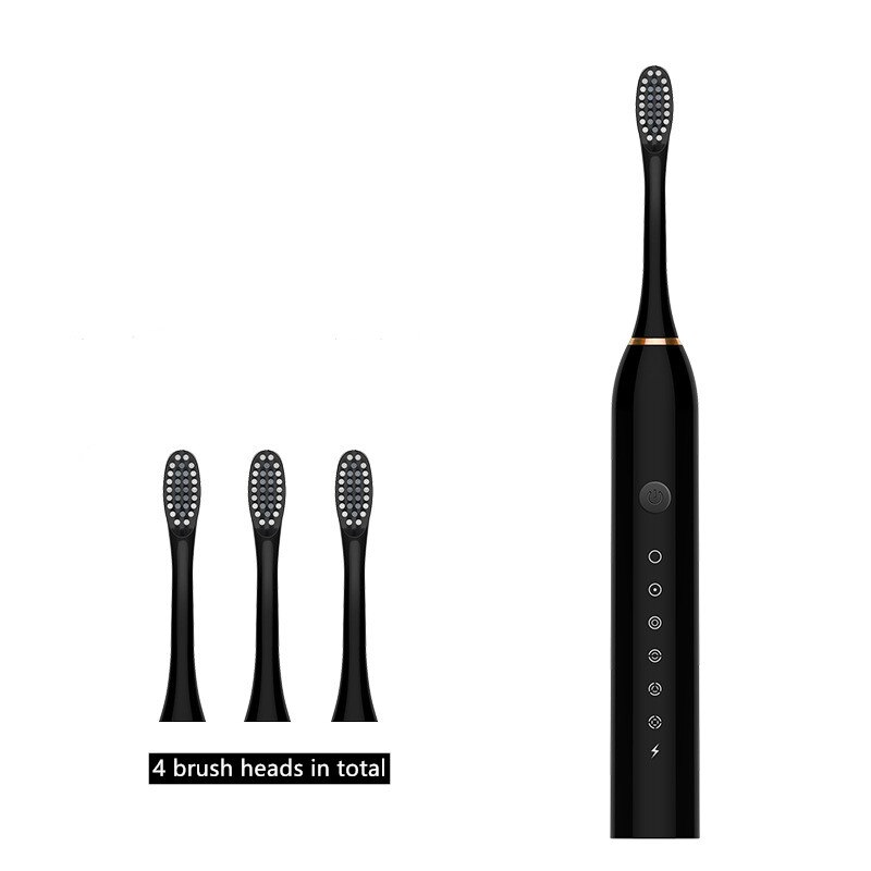 Sonic toothbrush x-3 sonic toothbrush electric toothbrush Electric Toothbrush Sonic Vibration 6 Files Adult Household: black
