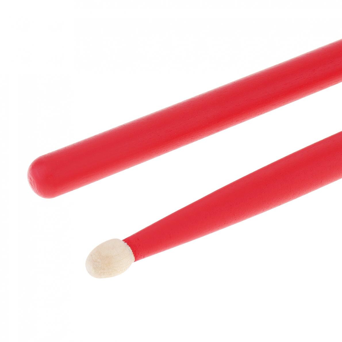Drumsticks 1 Pair Colorful Maple Wood Drum Sticks 7A Music Band Drumsticks Percussion Instruments Musical Sticks