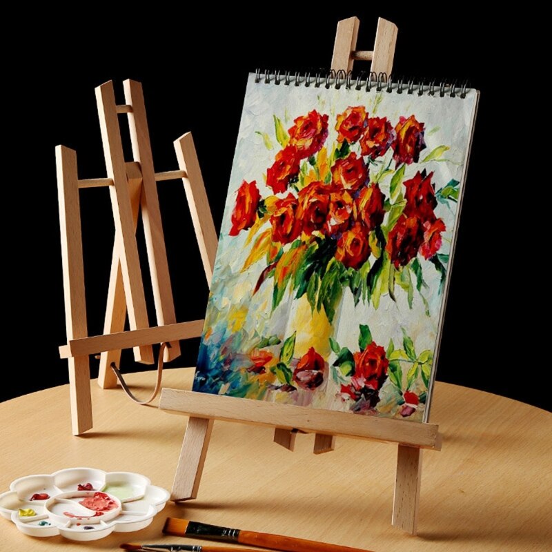 Beech Wood Table Easel for artist Painting Sketching Craft Foldable Display Art XXUC
