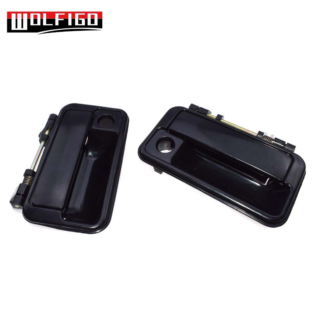 WOLFIGO Exterior Outside Front Left Right Door Handle Fit Suzuki Swift Geo Metro 1989-1994 8282060B025PK, 8281060B025PK