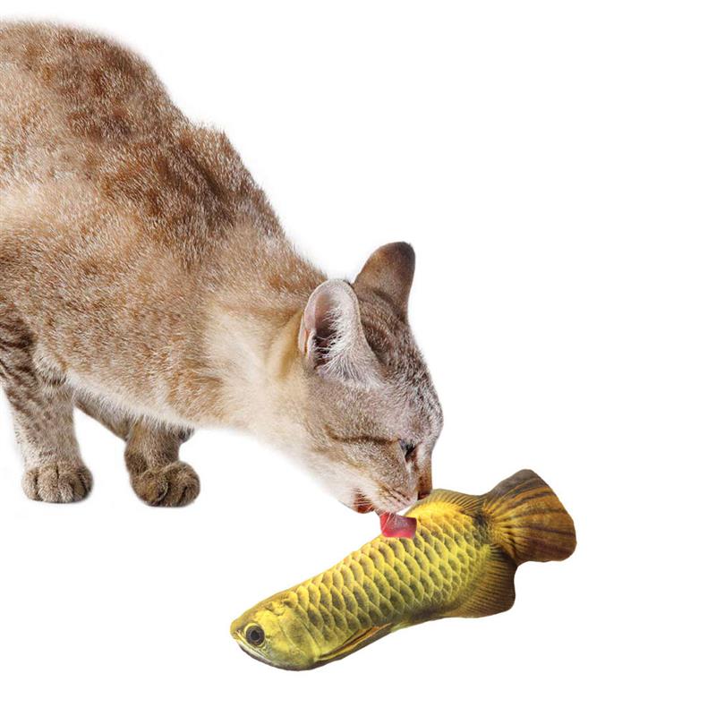 Fisk form katt leke bitebestandig kattunge tygge leke kattemynte kjæledyr leke kattunge tenner leke katt interaktiv leke kjæledyr trening leke: 5