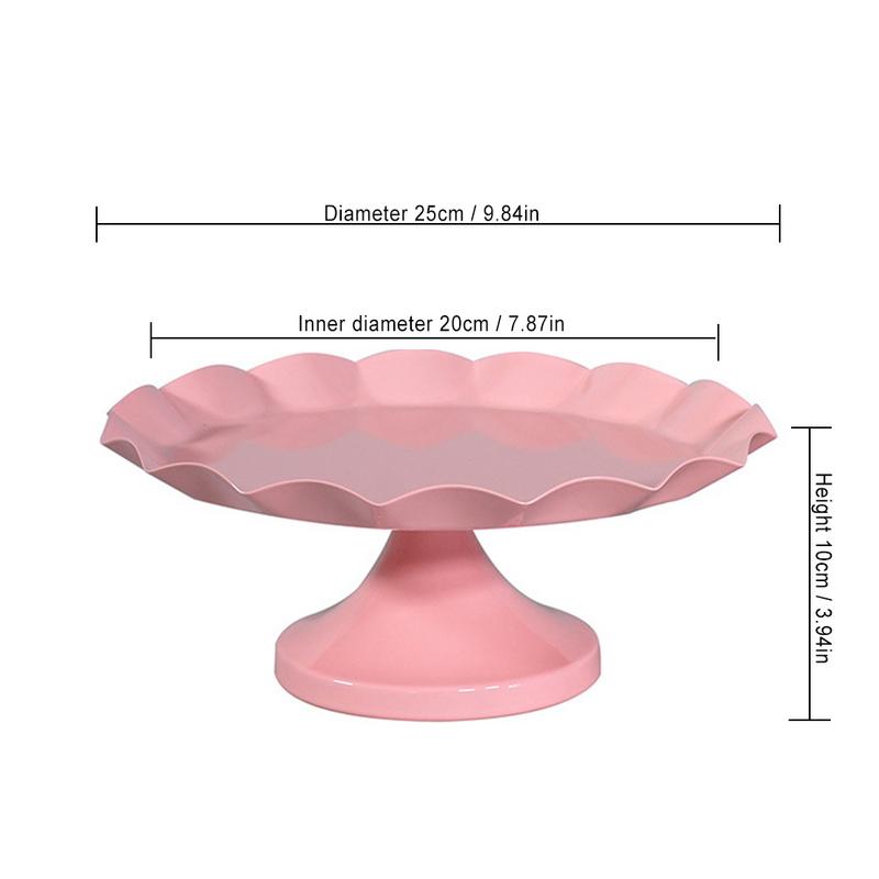 Wedding Cake Stand Dessert Tray Lace Edge Cake Tools Desktop Decoration Supplies Decorating Plates Party Dessert Display Tray