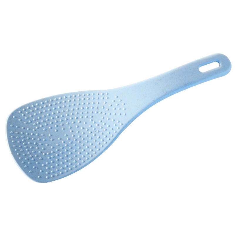 Słoma pszenna ochrona środowiska domowe urządzenie robić ryżu w kształcie wiosła szufelka nie-Stick łyżka robić ryżu stół kuchenny akcesoria robić serwowania: niebieski